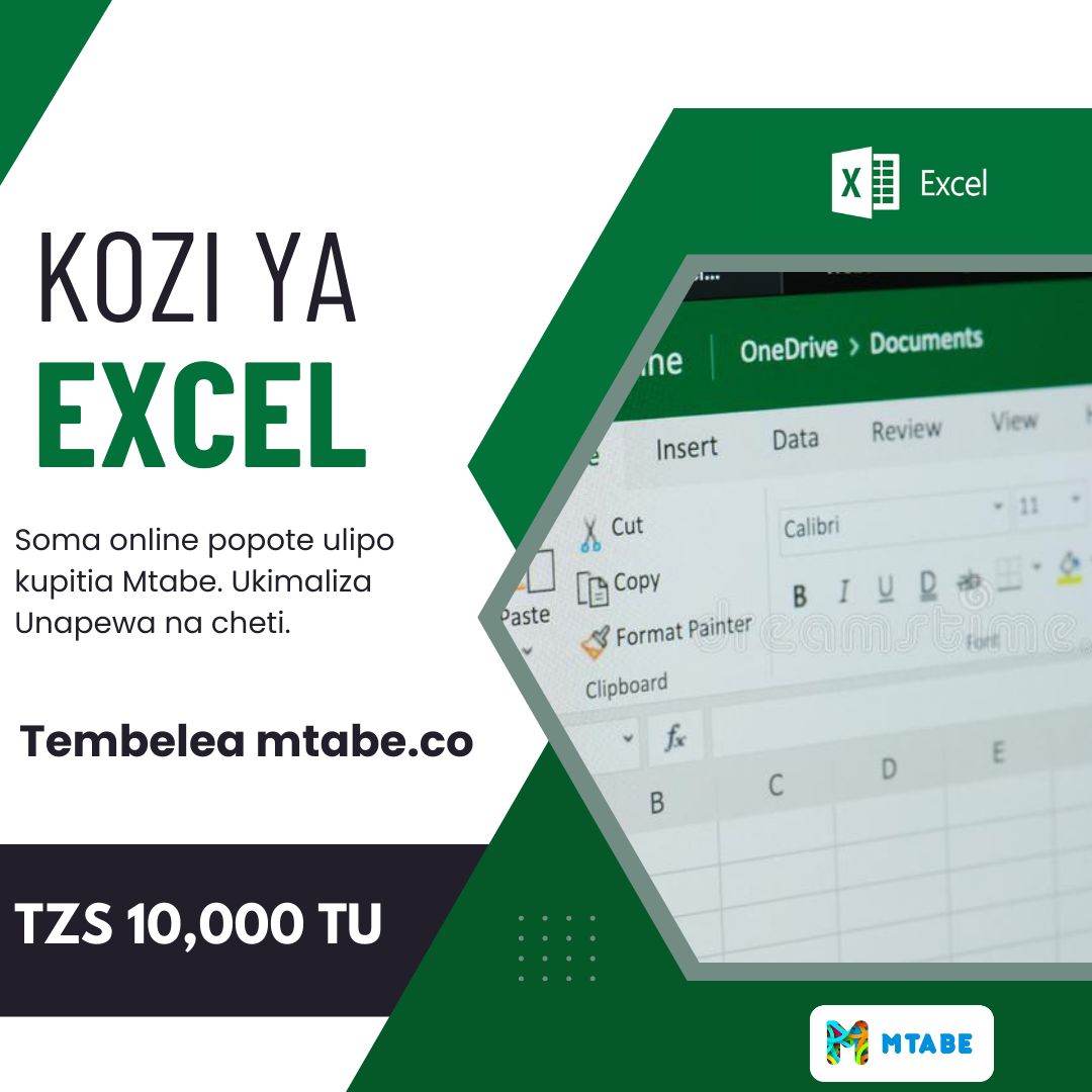 Microsoft excel crash course